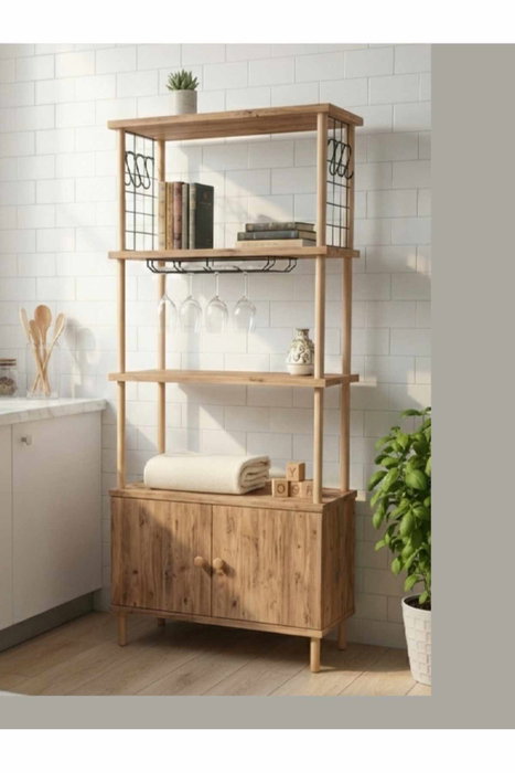 Hanah Home Armario de Cocina Pk09Pk - Pino